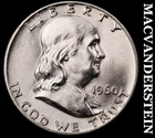 1960 Silver Franklin Half Dollar - Choice Gem Brilliant Uncirculated+++  #K790