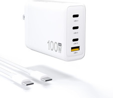 100W GaN Universal Charger for DJI Drones - 4-Port USB-C Fast Charging Adapter