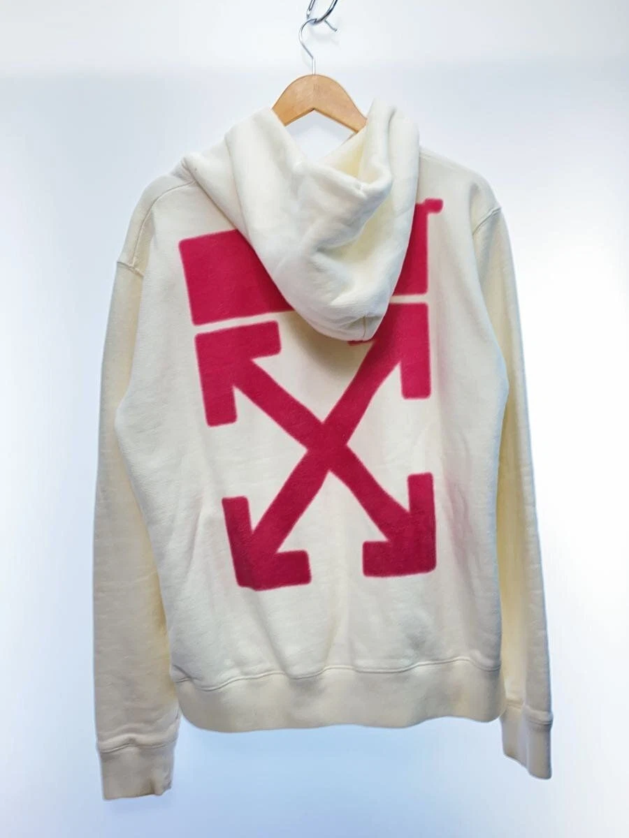 Felpa con cappuccio OFF WHITE COTONE bianca XL OMBB034F 18899039 usata