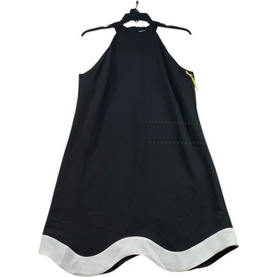 CeCe Dress Womens Size Small Black White Sleeveless New