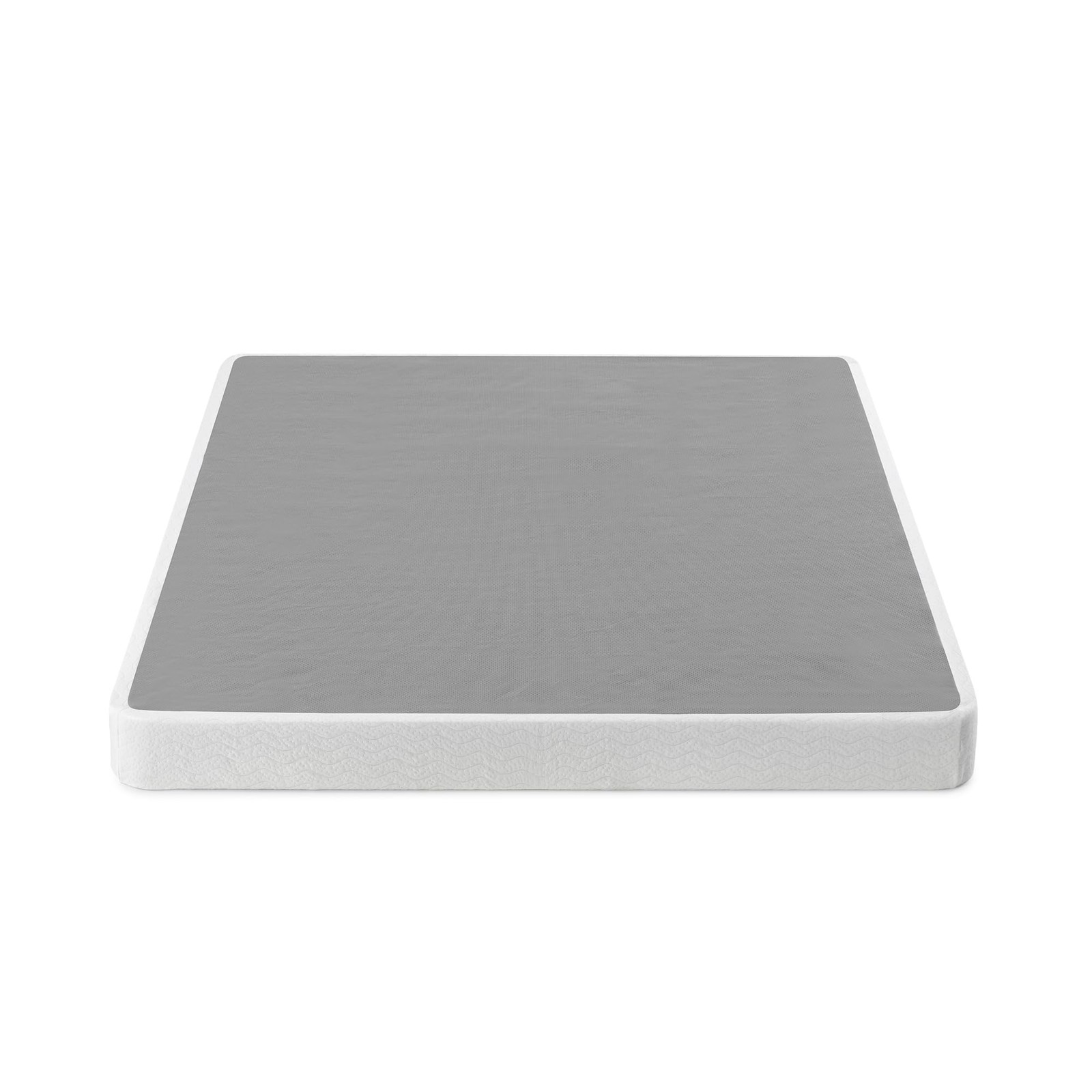 ZINUS 5 INCH QUEEN METAL SMART BOX SPRING WITH QUICK ASSEMBLY - GRAY