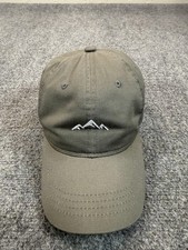Outdoor Cap Hat Cap Strap Back One Size Green Mountain Embroidered Mens Dad Hat