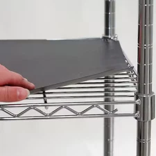 Shelf Liner 60"X24", Black, 4Pk, 5Grk0