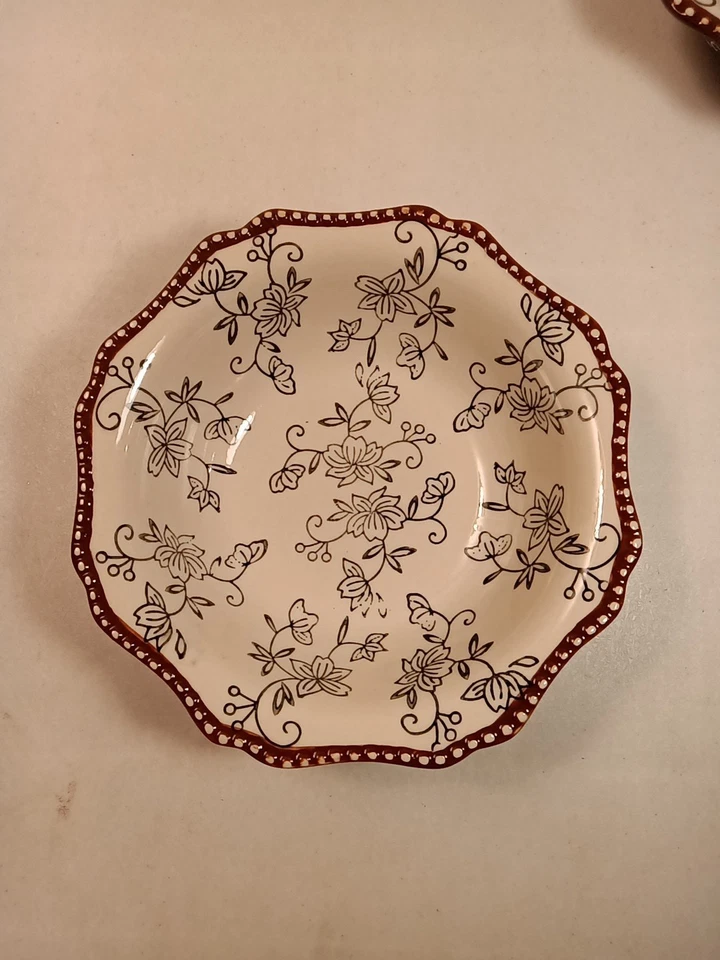 2 Temptations By Tara черные кружевные гофрированные суповые/зерновые чаши диаметром 7,5 дюйма - Изображение 2 из 4