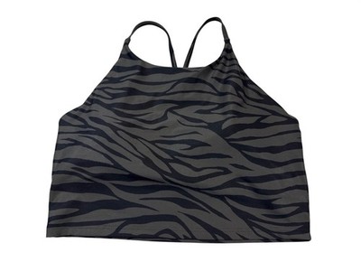 Old Navy Active Powersoft XL Sports Bra Black Zebra Print (JJ608)