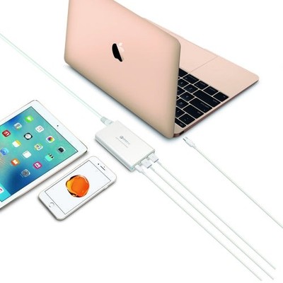 SYSTEM-S Quick Charge 3.0 Mehrfach Ladeadapter Qualcomm Zertifiziert USB A 3.0