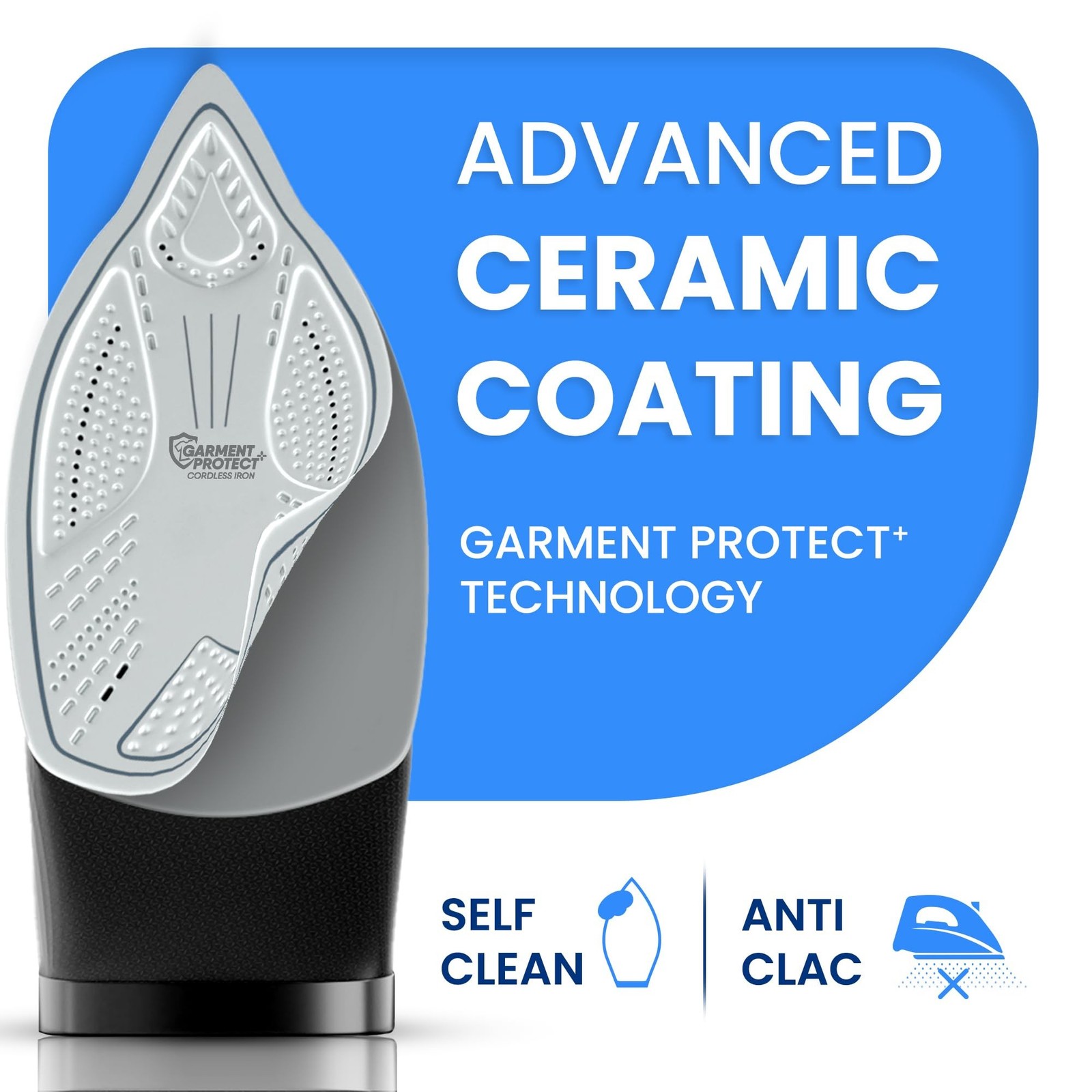 Xabitat Luxury Cordless Iron | 1500W Steam Iron | Anti Drip | Therm... Fast Ship