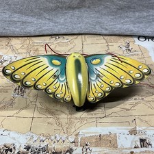 Vintage Early Chinese Tinplate Clockwork/Windup Moth or Butterfly Free Ship