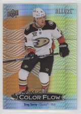 2024 Upper Deck Allure Color Flow Orange Yellow Spectrum 25/199 Troy Terry x4f