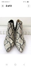 Clarks Women's Size 3 Snake Skin Heels
