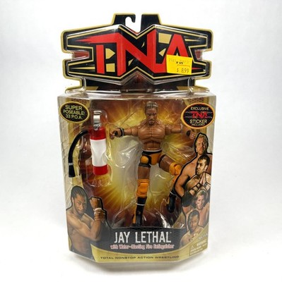 Jay Lethal TNA Impact Wrestling Series 6 Figure New 2006 Toybiz Marvel Toys