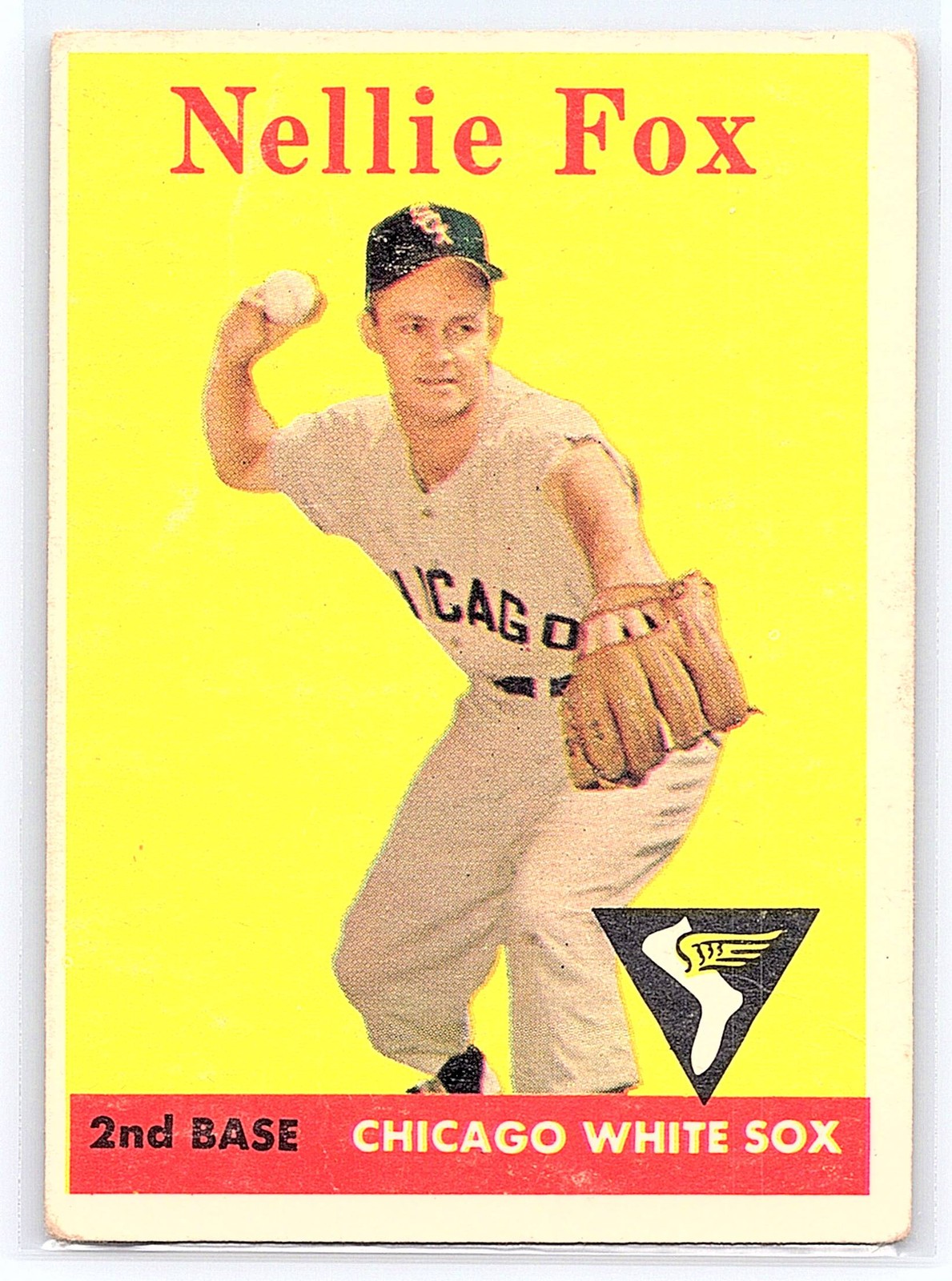 Nellie Fox #400 Baseball Cards 1958 Topps trading card — raw and PSA graded price guide
