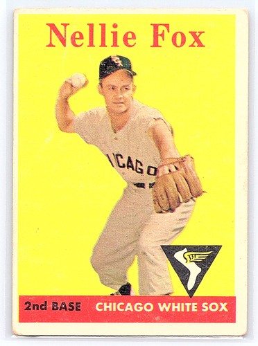 Nellie Fox #400 1958 Topps card