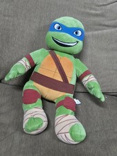 Build A Bear Teenage Mutant Ninja Turtles Leonardo Plush 17" Blue No Shell