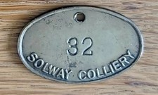 Solway Colliery Workington Cumberland Cumbria Miners Pit Check Tally Token