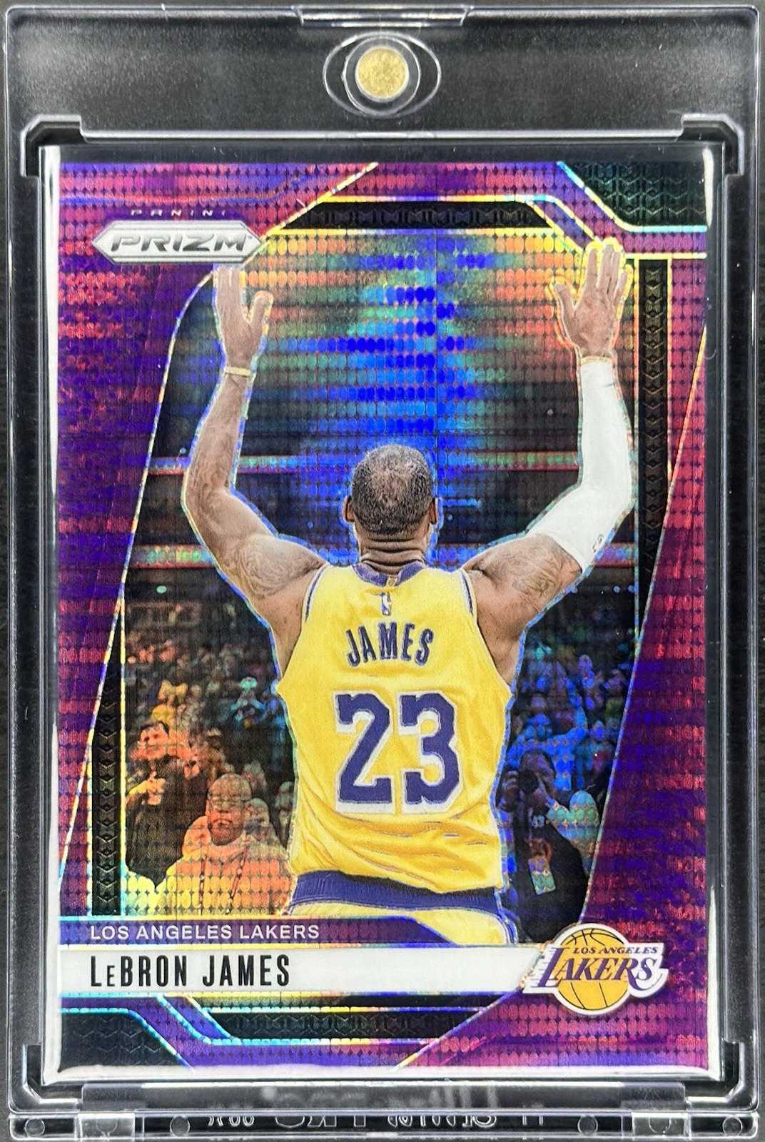 2024-25 Panini Prizm LeBron James Purple Pulsar Chalk Toss /35 #130