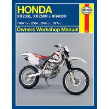 HONDA XR 250 / XR 400 R - 86/04 - REVUE TECHNIQUE ANGLAIS HAYNES / HM2219