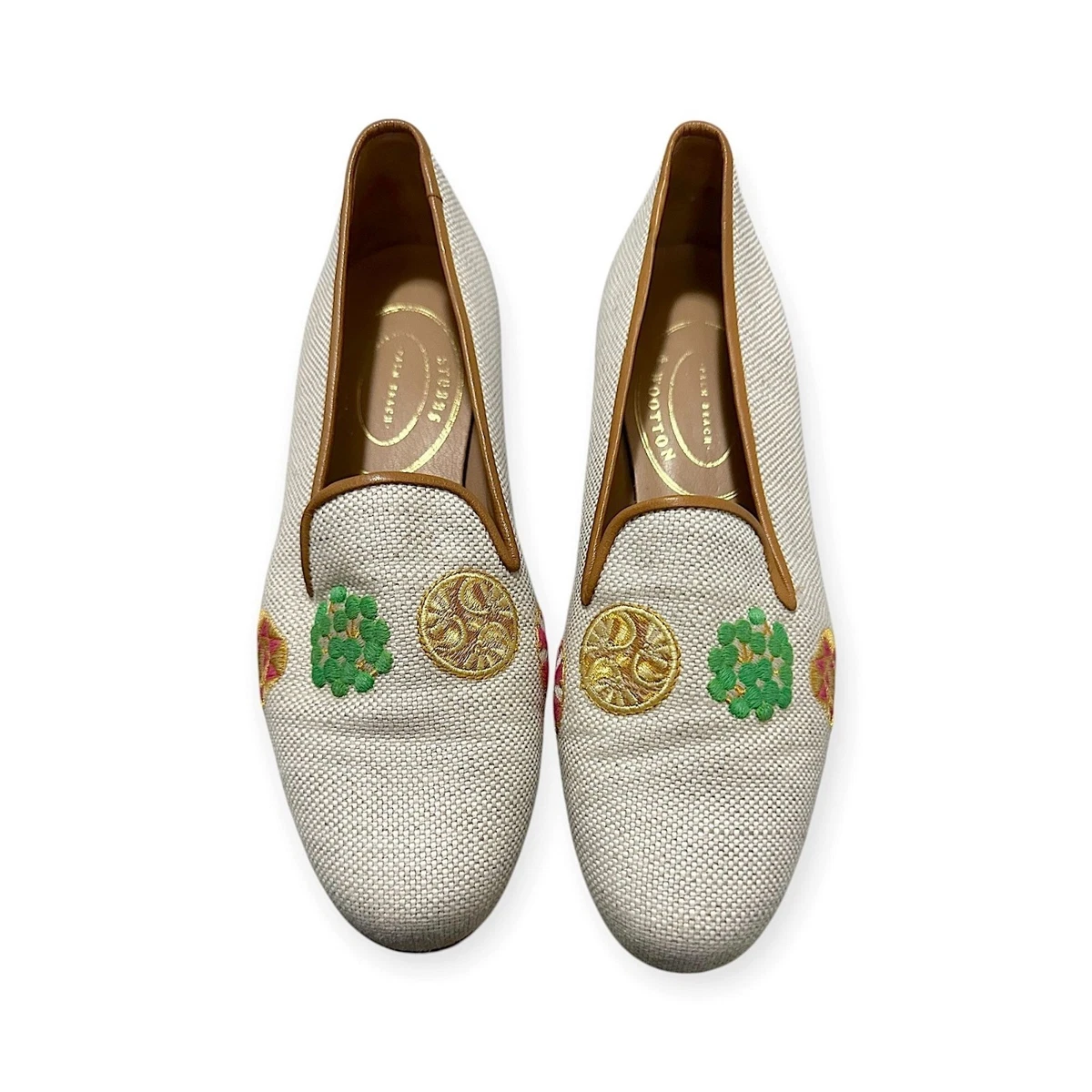 Stubbs and Wooton x John Derian Woven Loafers Football Leather Venetian (Men) main image 3
