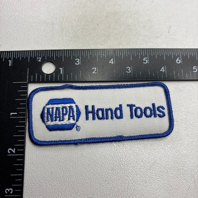 #ad Vintage NAPA HAND TOOLS NAPA AUTO PARTS Car Theme Patch 591D $5.91