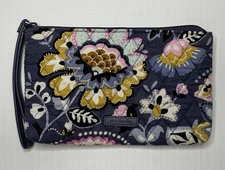 Vera Bradley Charmont Meadow RFID Wristlet Gray
