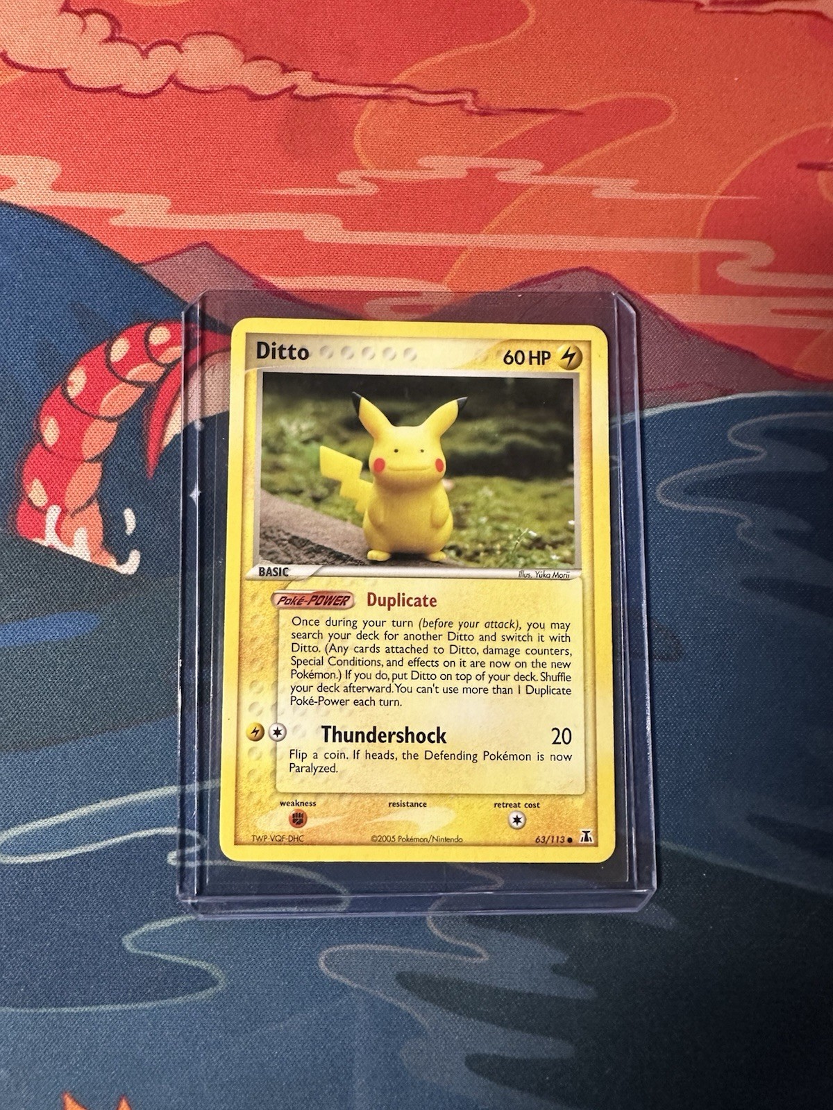 Pokemon TCG 2005 Ditto 63/113 Delta Species (Pikachu) Non-Holo LP-