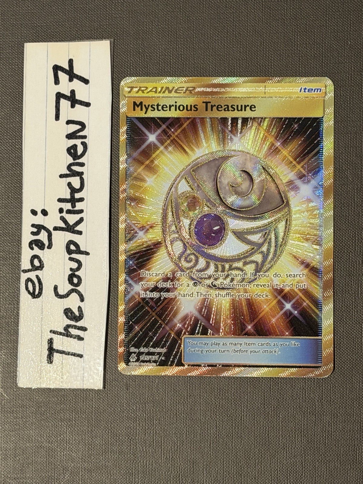 Mysterious Treasure 145 131 Secret Rare Forbidden Light Pokemon Card NM