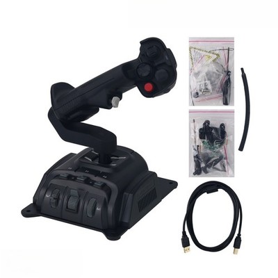 VKBSIM GNE Flight Joystick Gladiator NXT EVO Omni Throttle Joystick for Games BK