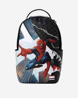 Sprayground Marvel Spider-Man Curtain Reveal Backpack New School Bag Bookbag