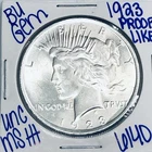 1923 BU UNCIRCULATED SILVER PEACE DOLLAR AUTHENTIC U.S. MINT FREE SHIPPING 6140