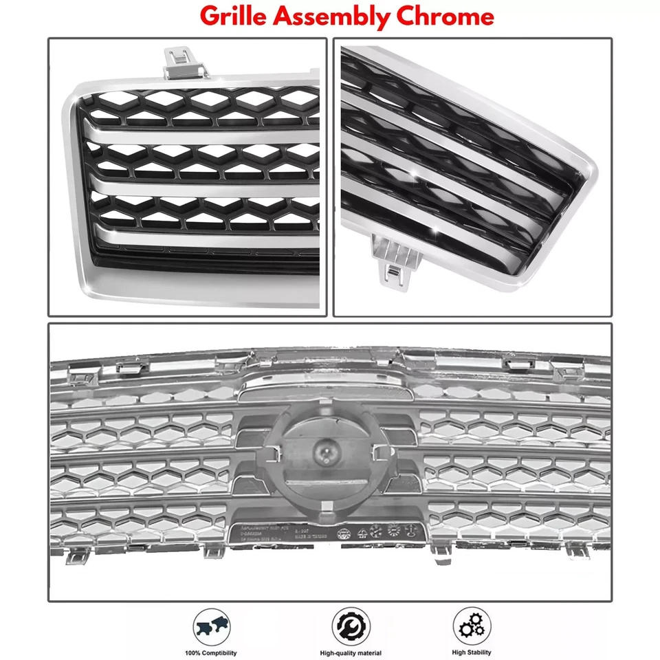 Front Grille Assembly Chrome For 2009-2014 Nissan Maxima Foto 2 de 4