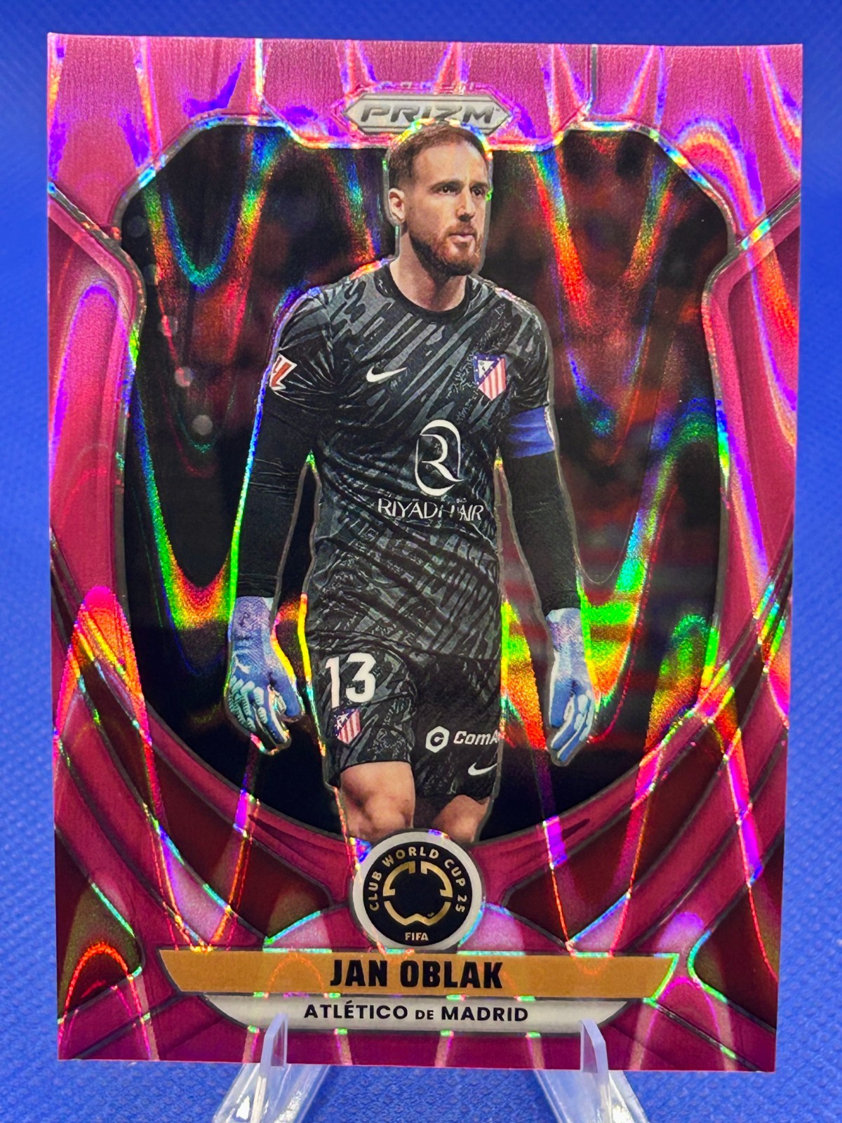 2025 Panini Prizm FIFA Club World Cup Jan Oblak #23 Pink Seismic /299 view 7