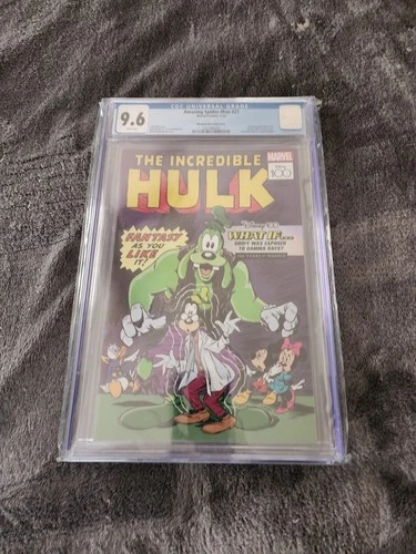 The Amazing Spider-Man #21 - MARVEL - DISNEY100 WHAT IF GOOFY VARIANT - CGC 9.6