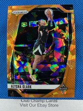 2024 #101 Alysha Clark Panini Prizm WNBA Orange Ice Prizm Aces