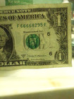 2017 A US Dollar Bill With 🆒 Serial # F66668295F   Four 6’s 🆓 Coin and Luck. — photo 3