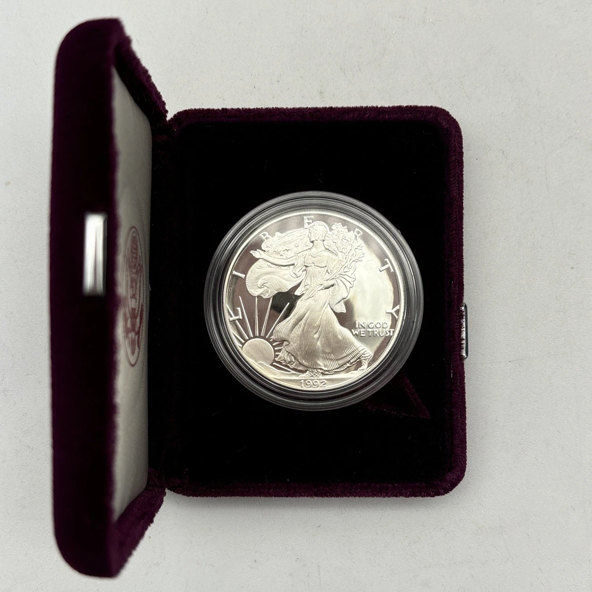 美国鹰1992 银币| eBay