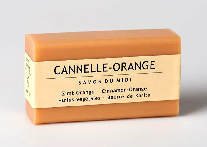 Savon du Midi Seife mit Karité-Butter Cannelle-Orange Zimt-Orang Naturseife 100g