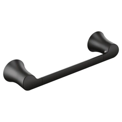 Moen Doux Matte Black Bathroom Towel Bar - YB0286BL *scuffs