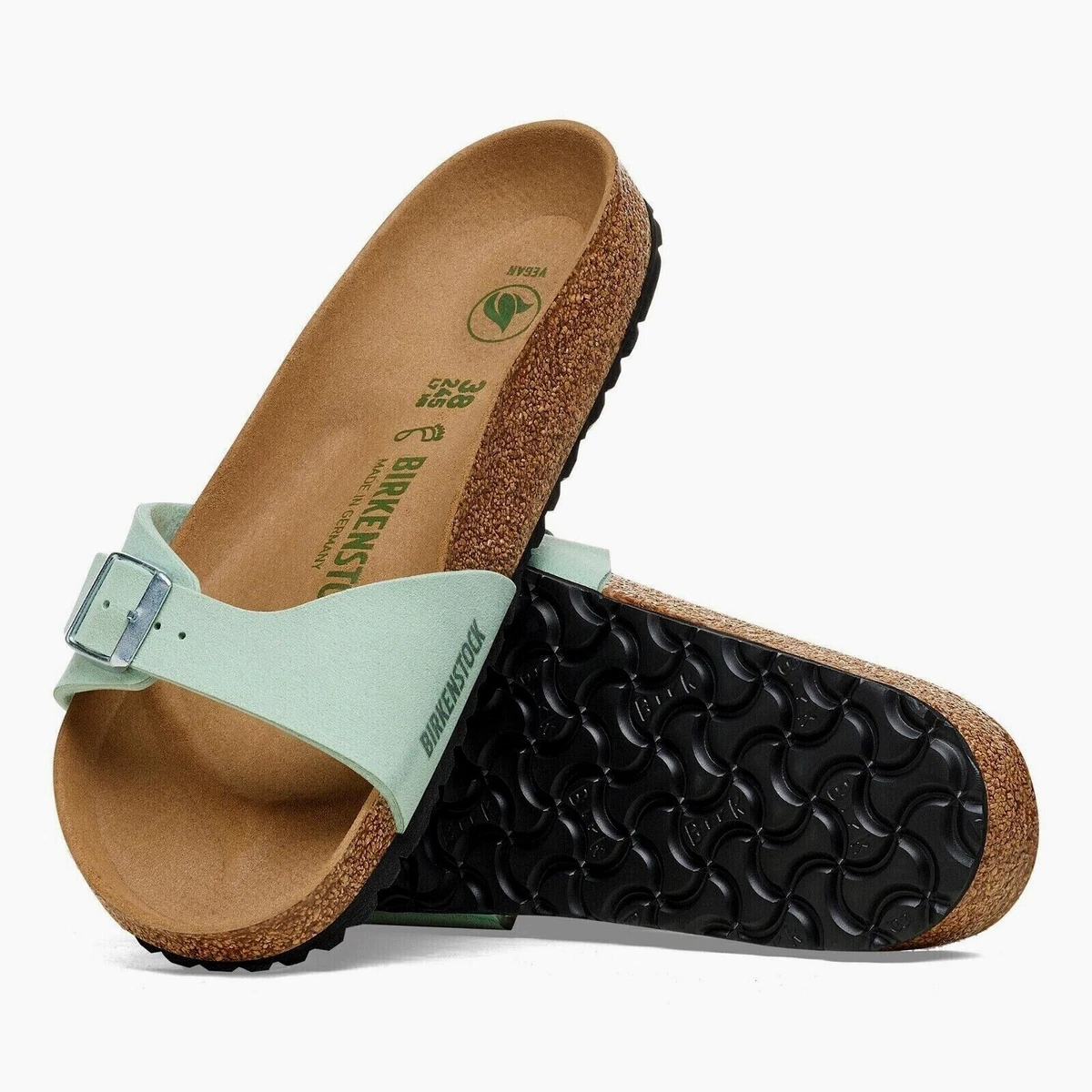 BIRKENSTOCK MADRID 1023986 Soft Birki Matcha mint grün normale  