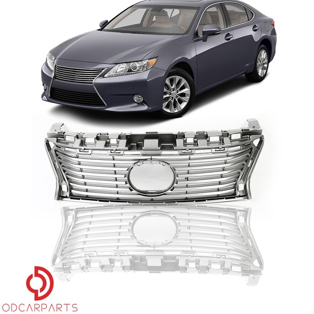 Fits Lexus ES350 ES300H 2013 2014 2015 Front Bumper Grille Grill Silver eBay