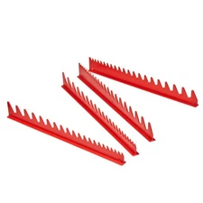 Wrench Rail Set With Magnetic Backing 40 Tool Red