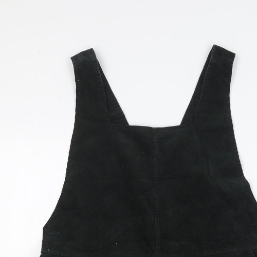 Oasis Womens Black Cotton Blend Mini Size 12 - Picture 3 of 12