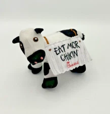 Chick Fil A Cow Eat Mor Chik'n More Chicken Small Plush Stuffed Animal 4"