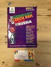 Euro 96 group C programmeItaly v Germany plus ticket