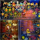 Vintage 1988 to 1991 TMNT 24 Action Figures & Accessories LOT - Sold AS IS!