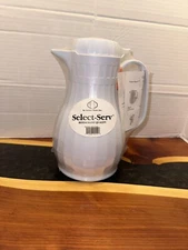 Select Serv 44oz Insulated White Coffee Carafe Server Pitcher 7191 NEW