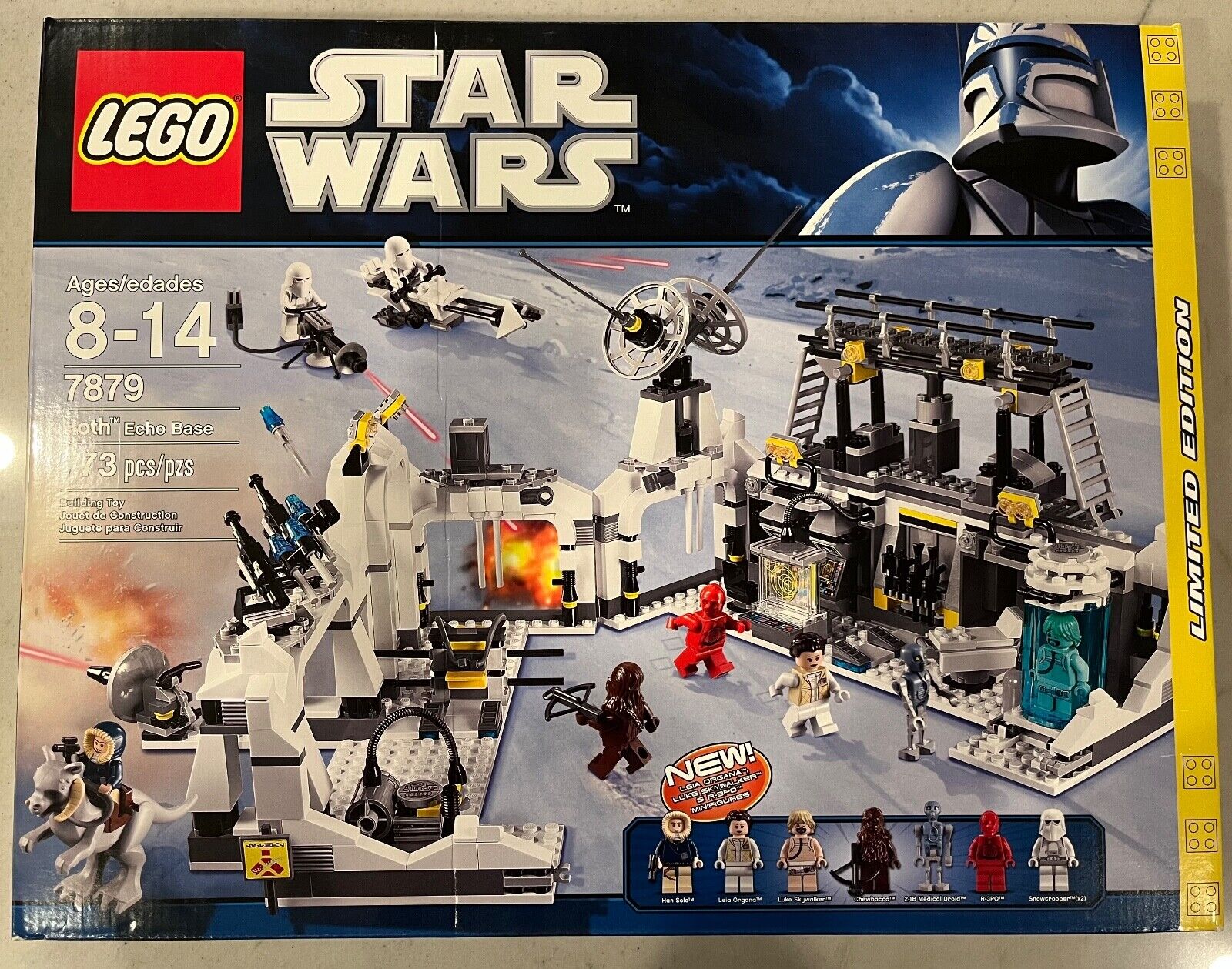 LEGO Star Wars: Hoth Echo Base (7879)  New in Box, Sealed, Retired - 7 minifigs!