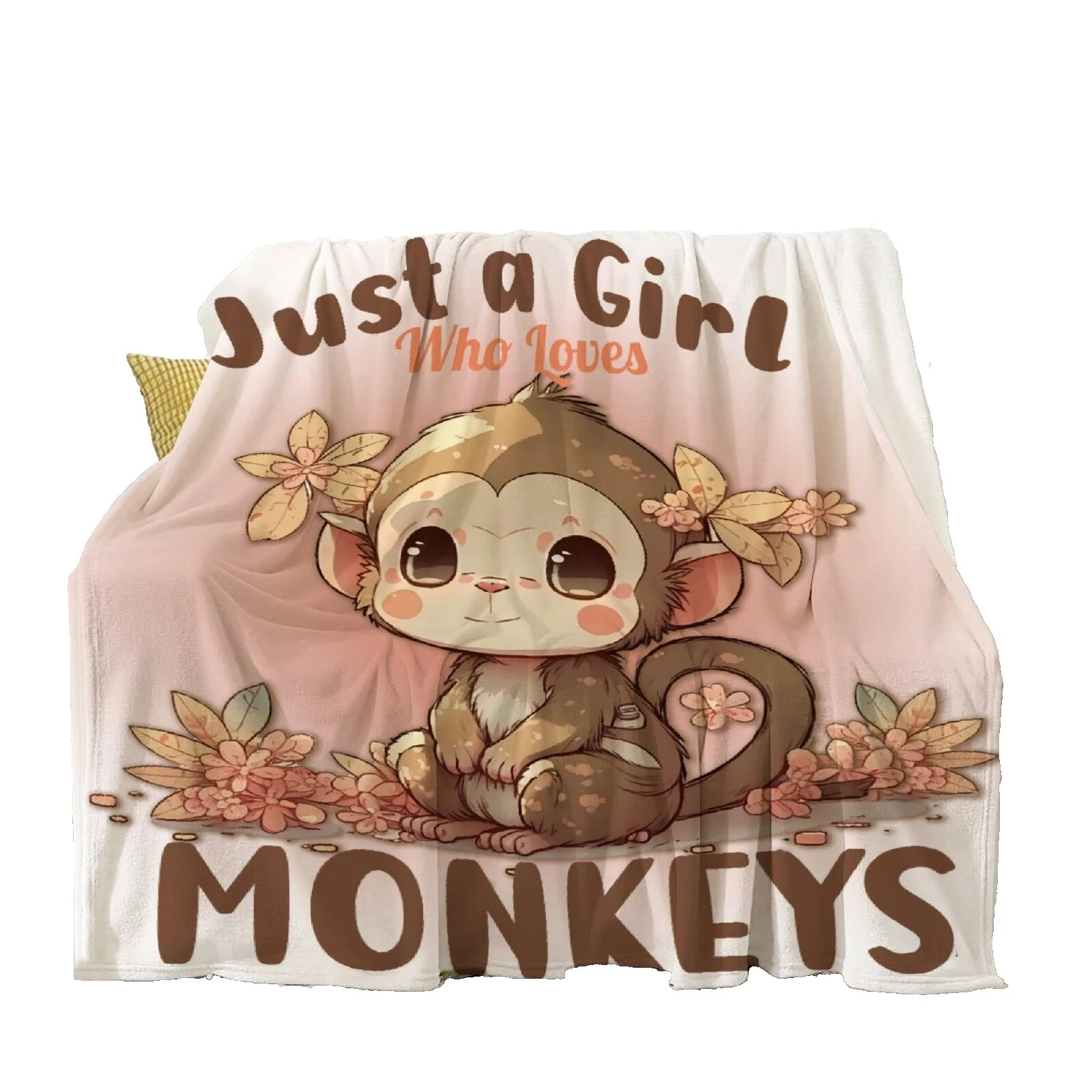 Monkeys Fleece Nursery Blankets & Throws