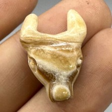 Stunning rare ancient Roman stone unique bull amulet