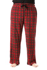  followme Microfleece Men  s Buffalo Plaid Pajama Pants with Pockets