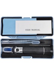 Salinity Refractometer for Seawater and Marine Fishkeeping Aquarium 0-100 PPT wi